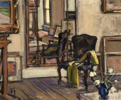 Innenraum, Regent Terrace, Edinburgh, 1932-33 von Francis Campbell Boileau Cadell