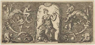 Berührung Tactus, aus Quinque Sensuum Fünf Sinne, ca. 1655 von Francis Cleyn