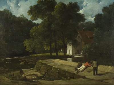 Die Schnupftabakmühle, Stapleton, um 1822 von Francis Danby