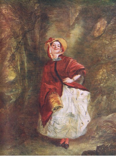 Dolly Varden, Illustration aus The Worlds Library of Best Books, ca. 1940 von Francis Frith