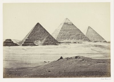 Pyramiden von Gizeh von Francis Frith