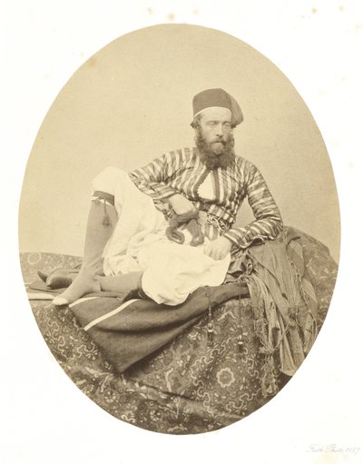 Porträt, Türkisches Sommerkostüm von Francis Frith