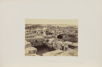 Der Teich von Hiskija. Jerusalem von Francis Frith
