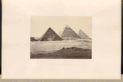 Die Pyramiden von El-Geezeh von Francis Frith