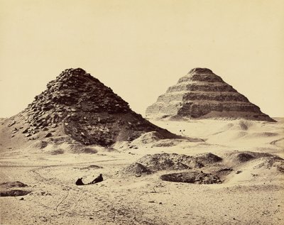 Die Pyramiden von Sakkarah. Vom Nordosten von Francis Frith