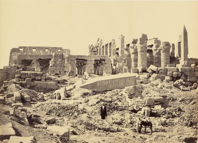 Der Tempel von El-Karnak. Vom Südosten von Francis Frith