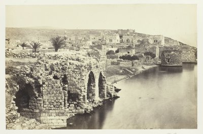 Die Stadt und der See von Tiberius, vom Süden von Francis Frith