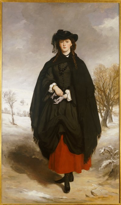 Porträt von Daisy Grant, der Tochter des Künstlers von Francis Grant