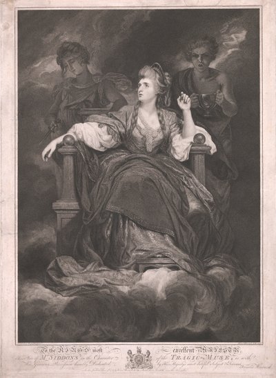 Mrs. Siddons in der Rolle der Tragischen Muse von Francis Haward