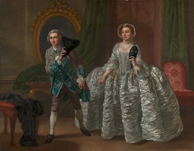 David Garrick und Mrs. Pritchard in Benjamin Hoadleys "The Suspicious Husband" von Francis Hayman