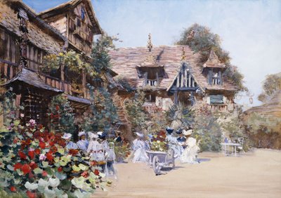 Mittagessen im Gasthaus, 1881 von Francis Hopkinson Smith