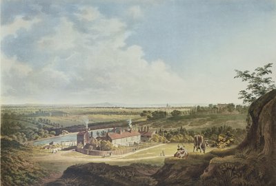 Ein Blick auf Hampstead Heath in Richtung London, 1804 von Francis James Sarjent