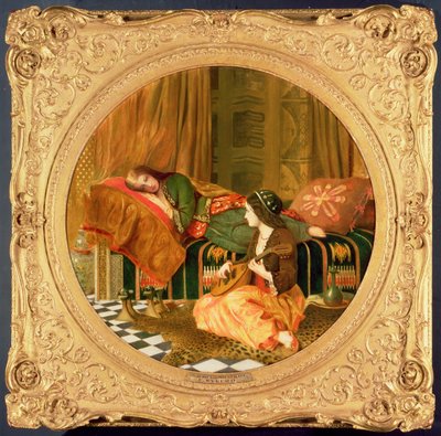Lallah Rookh und ihre persische Sklavin von Francis John Wyburd