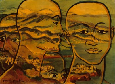 Köpfe-Landschaft von Francis Picabia