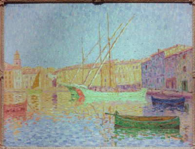 Der Hafen von Saint-Tropez, Sonneneffekt von Francis Picabia