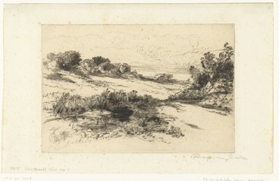 Hügelige Landschaft bei Swanage von Francis Seymour Haden (Sir) (signed by artist)