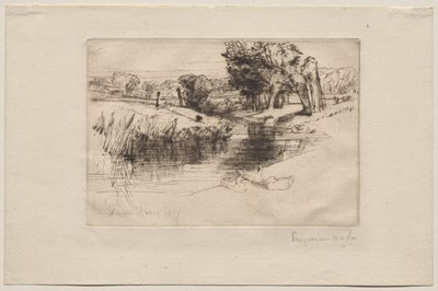 Ein Seitenarm von Francis Seymour Haden