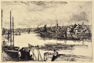 Battersea Reach von Francis Seymour Haden