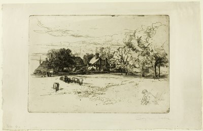 Horsleys Hütte von Francis Seymour Haden