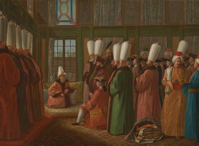 Der Großwesir empfängt den englischen Botschafter von Francis Smith