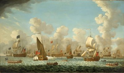 Marinezeitschrift in Spithead (England), 1767 von Francis Swaine