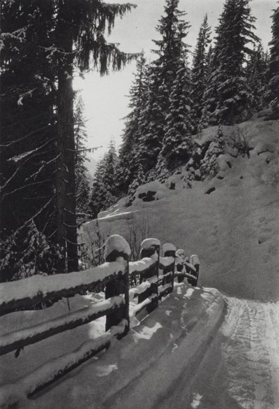 Die Alpen: Wintermorgen, nahe St. Anton von Francis Sydney Smythe