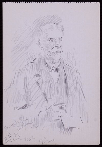 Porträt von A Beresford Pite von Francis Wilfred Lawson