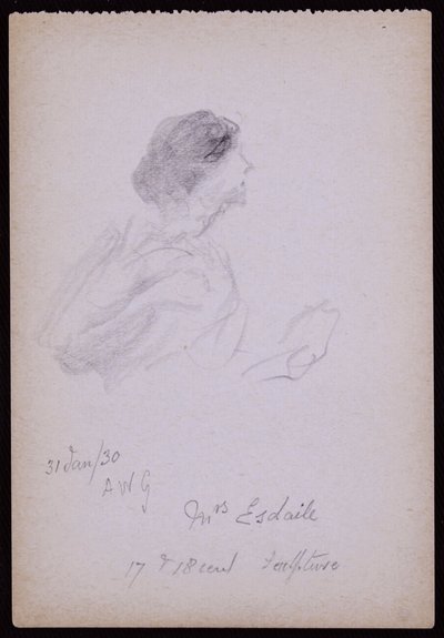 Porträt von Mrs Arundel Esdaile von Francis Wilfred Lawson