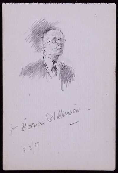 Porträt von Norman Wilkinson von Francis Wilfred Lawson