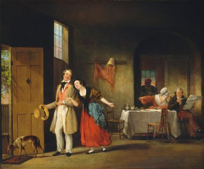 Der schüchterne Cousin, um 1841-1842 von Francis William Edmonds