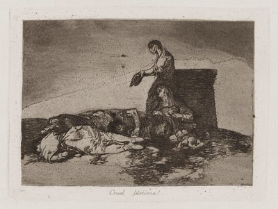 Grausame Geschichte des Leids, Platte 48 aus der Serie Los desastres de la guerra (Die Schrecken des Krieges) von Francisco de Goya