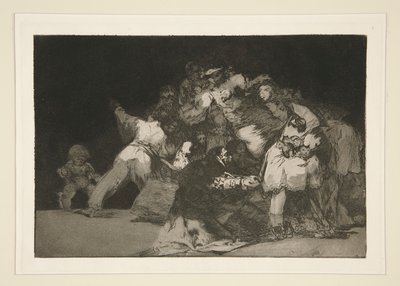 General Folly (Disparate general), pl. 9 aus der Serie Los proverbios von Francisco de Goya