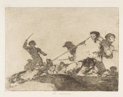 Platte 29 aus Die Schrecken des Krieges Los Desastres de la Guerra:: Er ..., 1810 veröffentlicht 1863 von Francisco de Goya