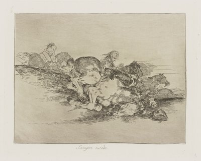 Siempre sucede. (Es passiert immer.), pl. 8 aus der Serie Los desastres de la guerra (Die Schrecken des Krieges) von Francisco de Goya