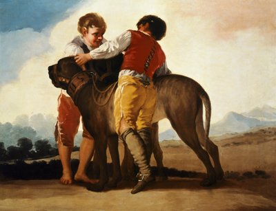 Jungen mit Mastiff, ca. 1786 von Francisco Jose de Goya y Lucientes