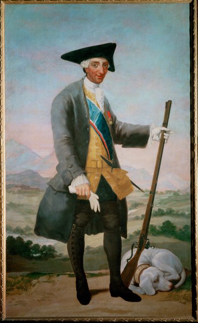 Carlos III im Jagdkostüm von Francisco Jose de Goya y Lucientes