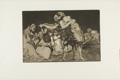 Unordentliche Torheit, Platte sieben aus Die Sprichwörter von Francisco Jose de Goya y Lucientes