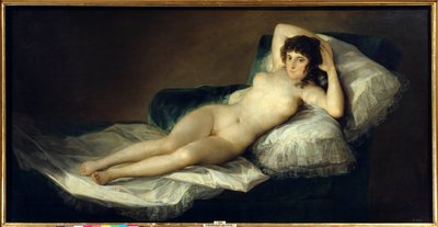 La maja desnuda (Die nackte Maja) von Francisco Jose de Goya y Lucientes