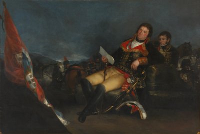 Porträt von Manuel Godoy, genannt der Prinz des Friedens (Detail) von Francisco de Goya