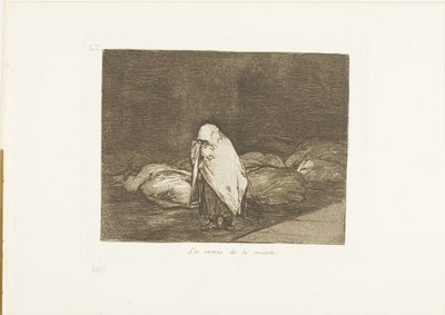 Die Betten des Todes, Platte 62 aus Die Schrecken des Krieges von Francisco Jose de Goya y Lucientes