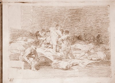 Die Schrecken des Krieges: Und sie auch von Francisco de Goya