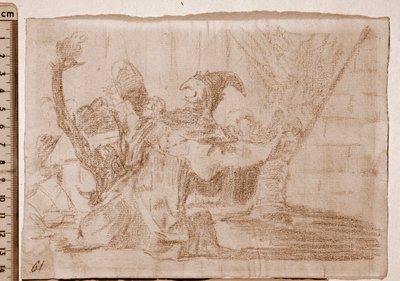 Die Schrecken des Krieges: Farandole der Scharlatane von Francisco de Goya