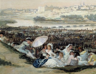 Die Prärie von San Isidro (San Isidro) Blick auf die Stadt Madrid von der Einsiedelei San Isidoro von Francisco de Goya