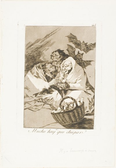 Es gibt viel zu saugen, Platte 45 aus Los Caprichos von Francisco Jose de Goya y Lucientes