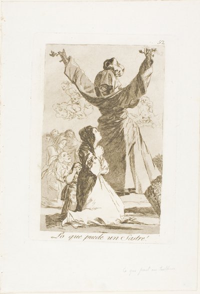Was ein Schneider tun kann!, Platte 52 aus Los Caprichos von Francisco Jose de Goya y Lucientes