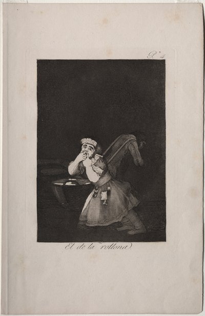 Caprichos: Nannys Junge von Francisco de Goya