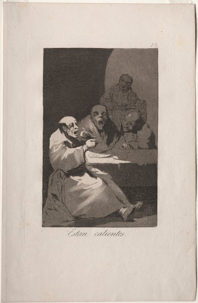 Caprichos: Sie sind heiß von Francisco de Goya