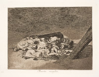 Die Toten (63) von Francisco de Goya