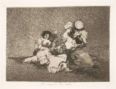 Es sind die Frauen, die Mut geben (4) von Francisco de Goya