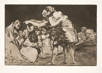 Die törichte Ehe (Sie, die heiraten will, verpasst nie die Gelegenheit, dies zu erzählen) von Francisco de Goya